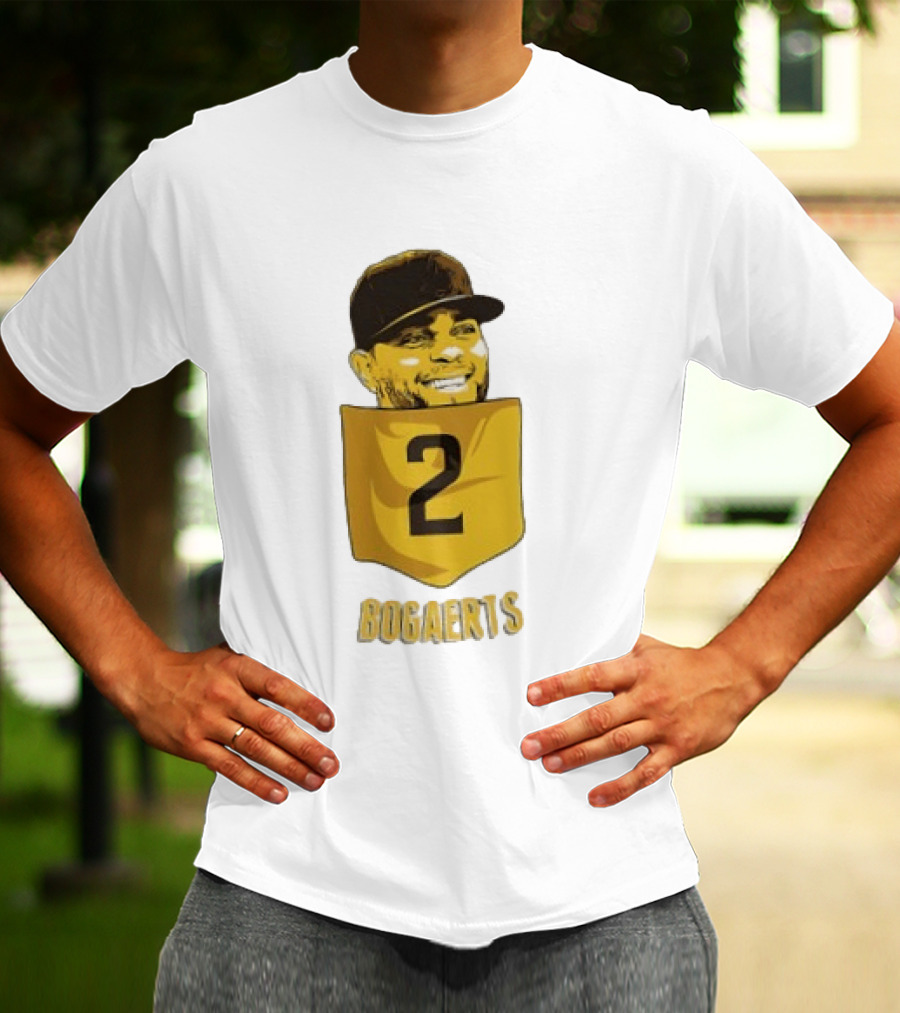 Xander Bogaerts 2 San Diego Padres Baseball MLB Pocket T-Shirt