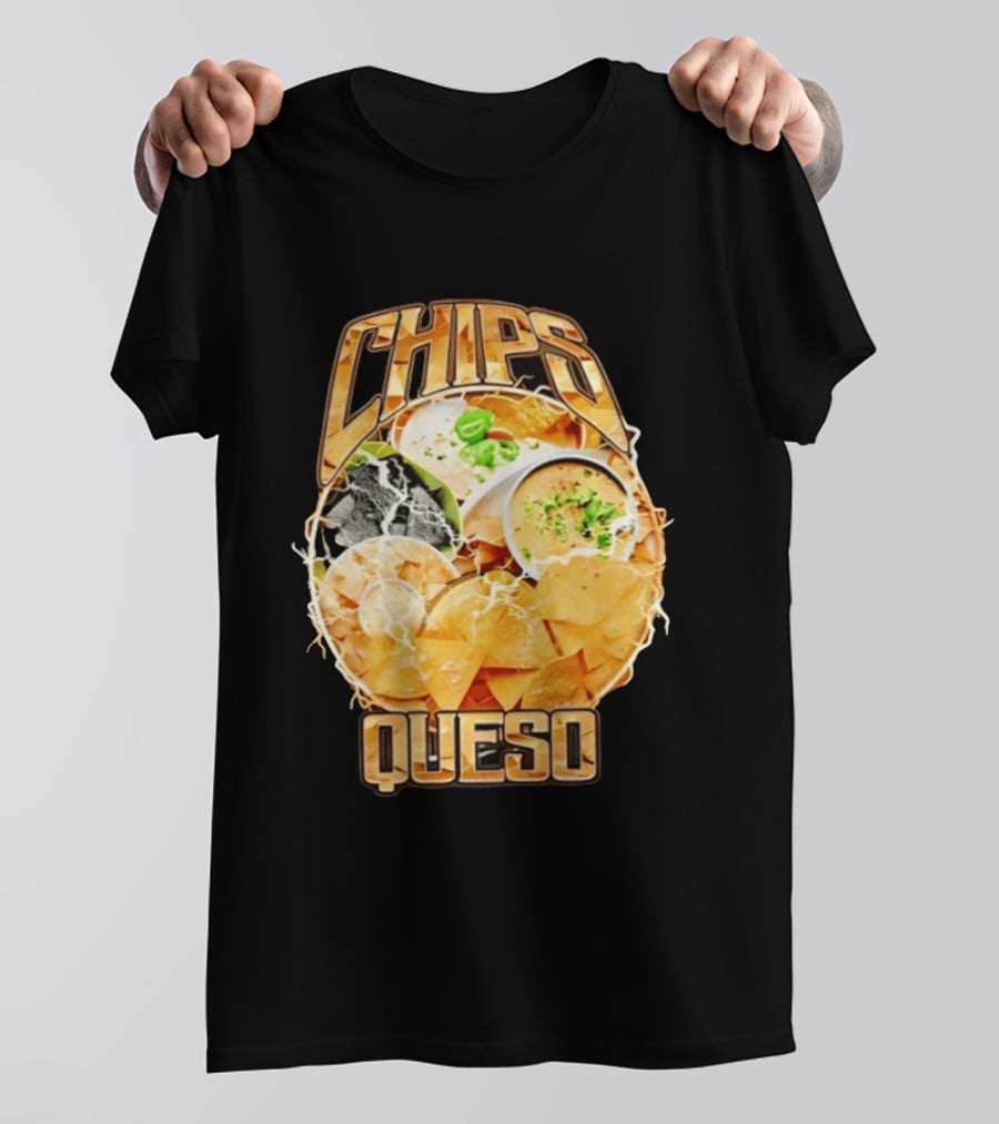 Chips Queso Lightning Bold Flavor Snack Experience T-Shirt