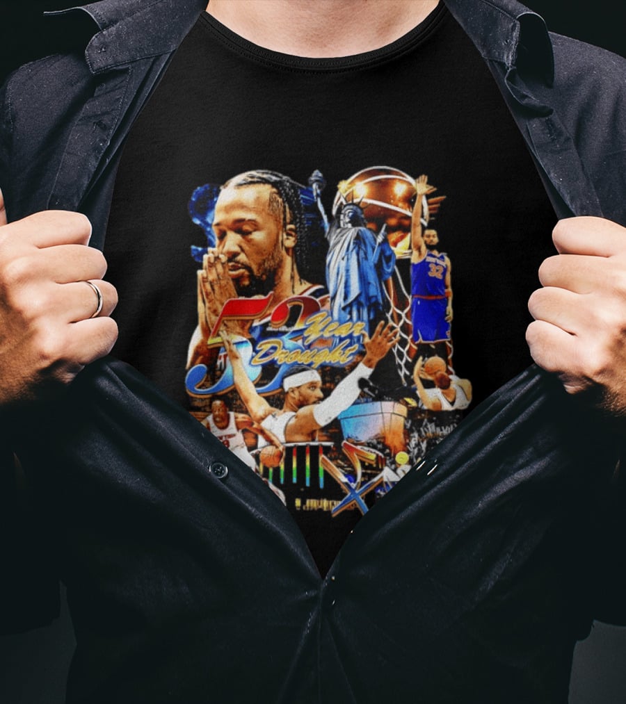 Jalen Brunson Josh Hart 53 Year Drought New York Knicks Basketball Legends T-Shirt