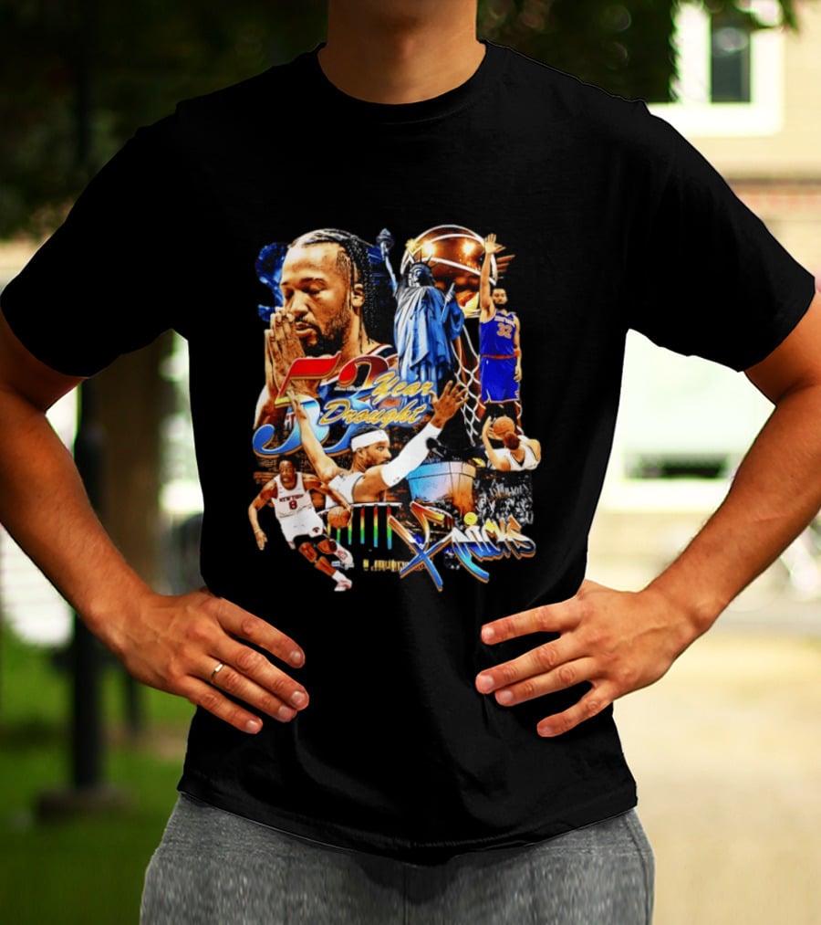 Jalen Brunson Josh Hart 53 Year Drought New York Knicks Basketball Legends T-Shirt