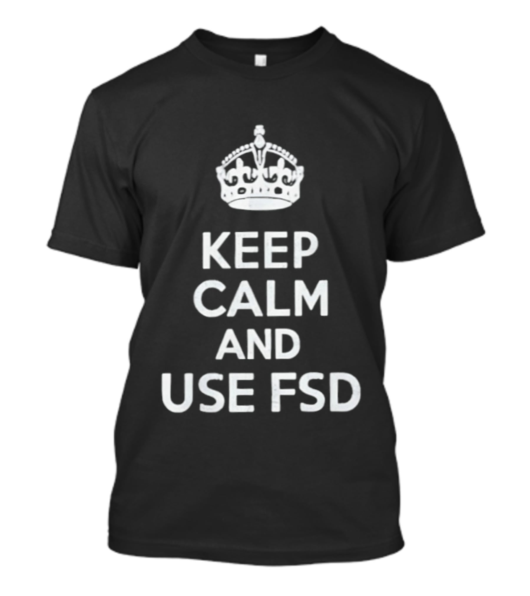 Keep Calm And Use FSD Tesla Full Self Driving T-Shirt