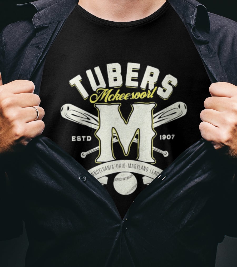 Tubers McKeesport Pennsylvania Ohio Maryland League Estd 1907 T-Shirt