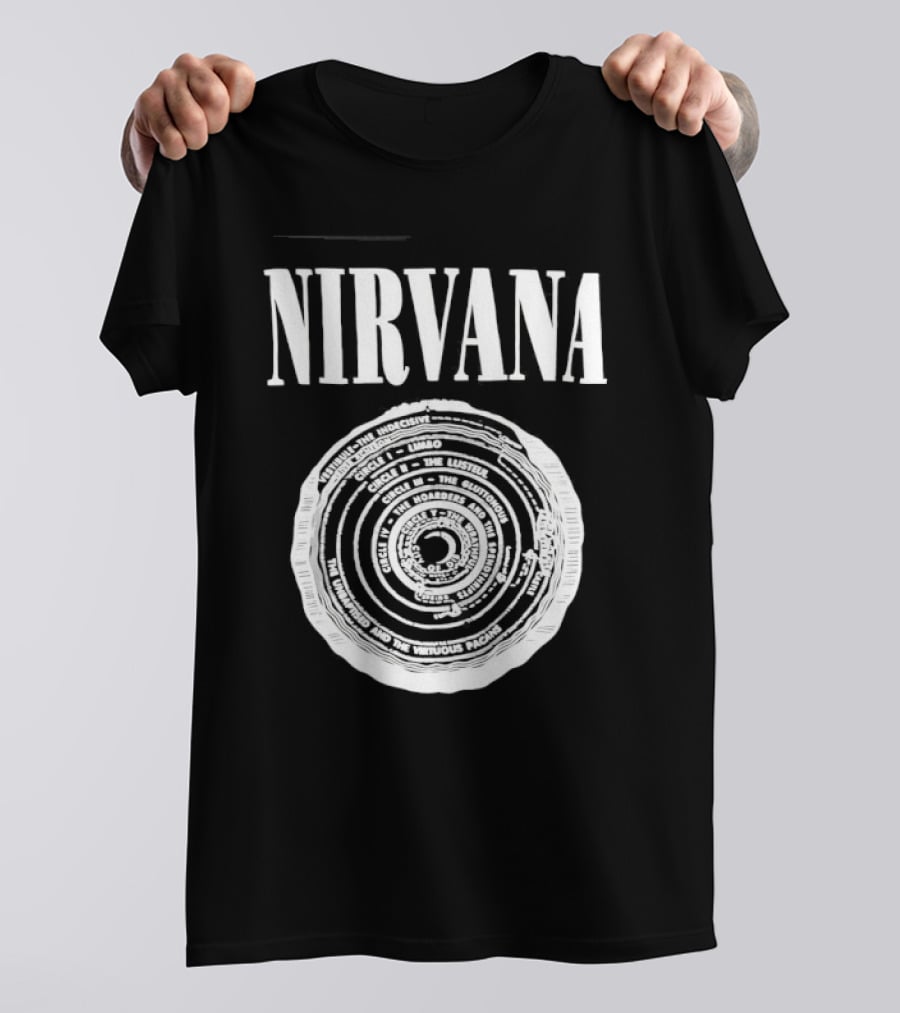 Nirvana Dante's Inferno Circles Of Hell T-Shirt