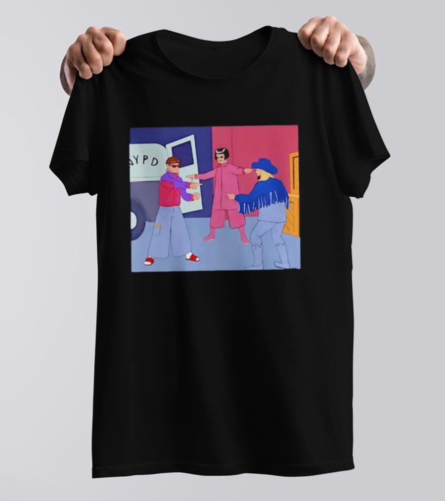 Oliver Tree NYPD Spider Man Pointing Meme T-Shirt