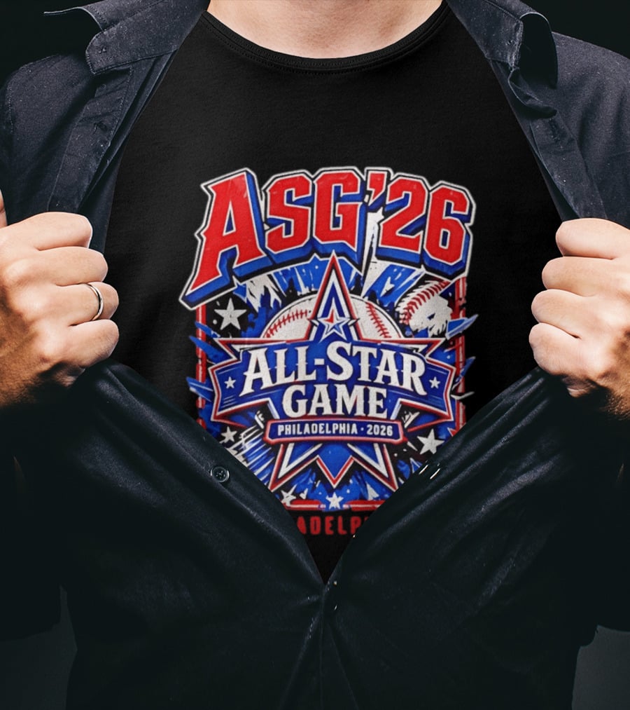Philadelphia Phillies ASG '26 All Star Game Philadelphia PA Baseball T-Shirt