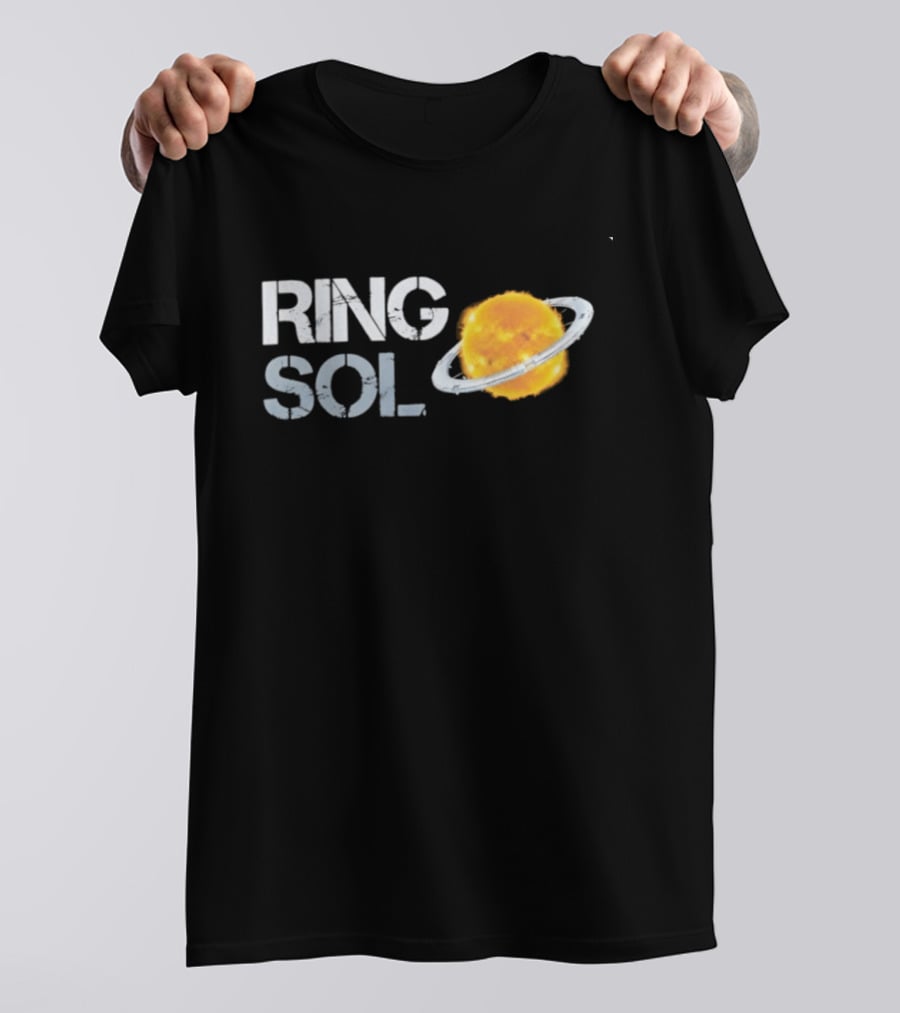 Ring Sol Space Astronomy Science Fiction Solar System Planetary Rings T-Shirt