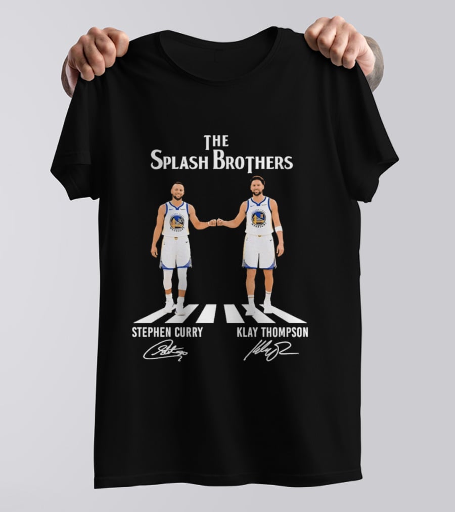 The Golden State Warriors The Splash Brothers Abbey Road T-Shirt