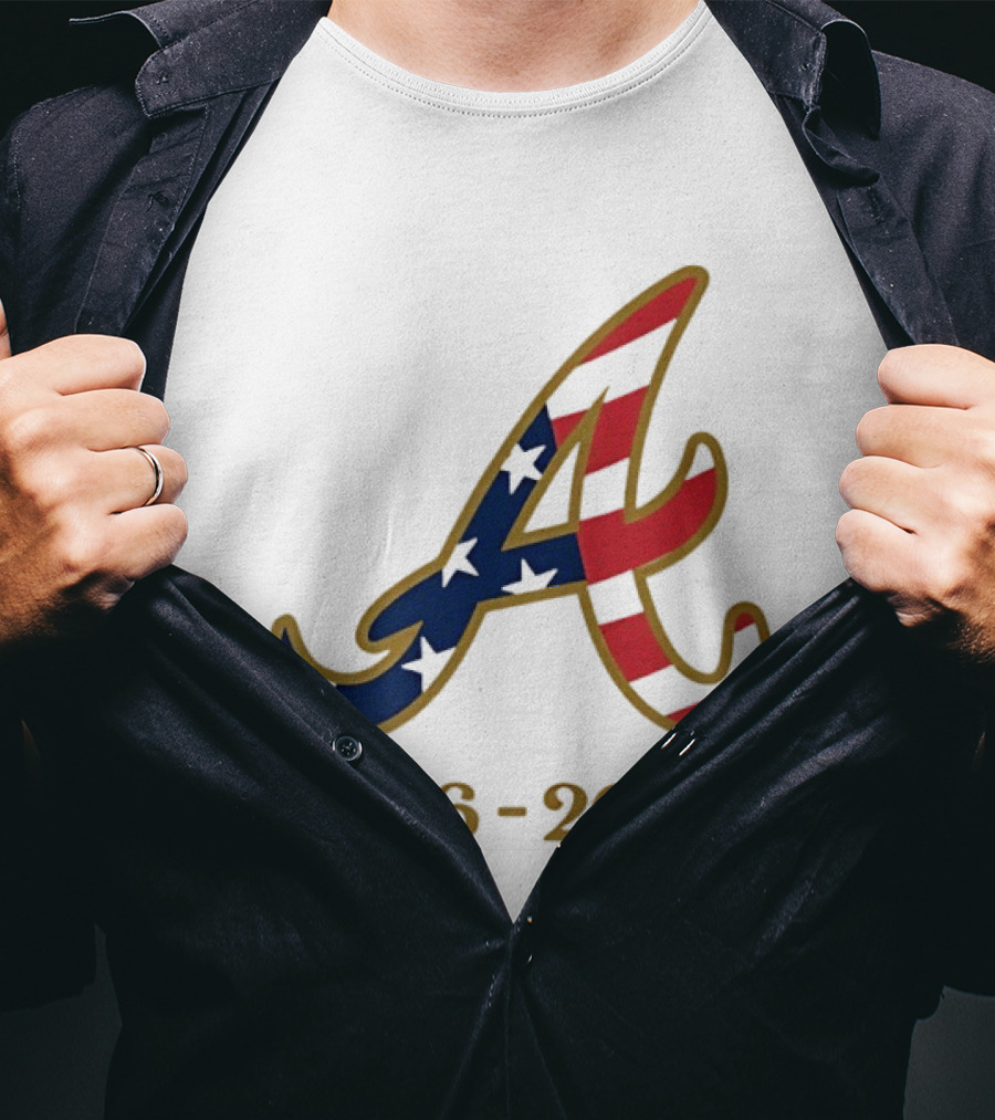 Atlanta Braves 1776 2026 250th Fourth Of July Celebration T-Shirt