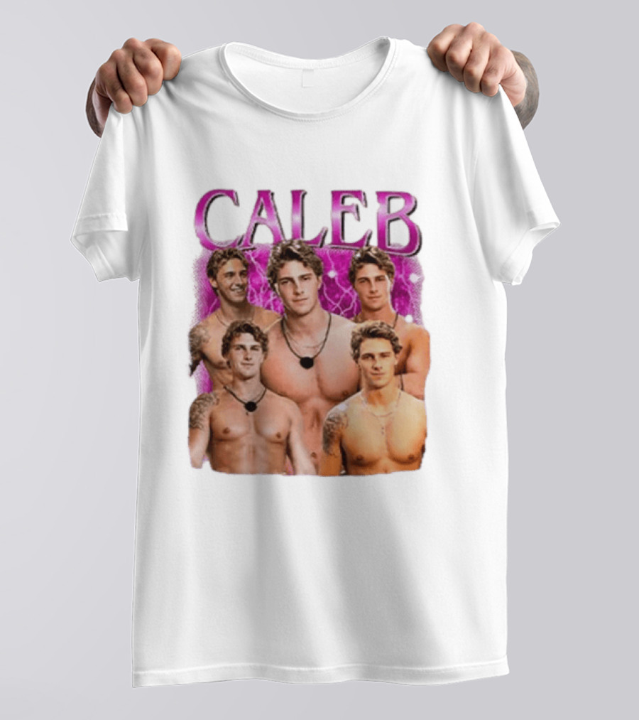 Caleb Love Island USA Reality TV Collage T-Shirt