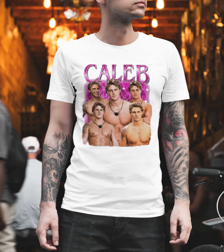 Caleb Love Island USA Reality TV Collage T-Shirt