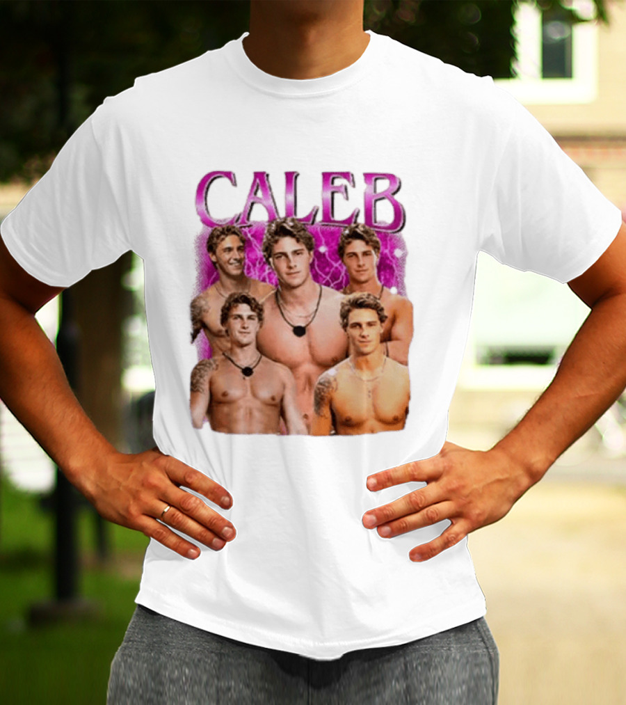 Caleb Love Island USA Reality TV Collage T-Shirt