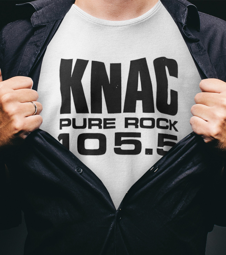 KNAC Pure Rock 105.5 Radio Station Classic Rock Fans T-Shirt
