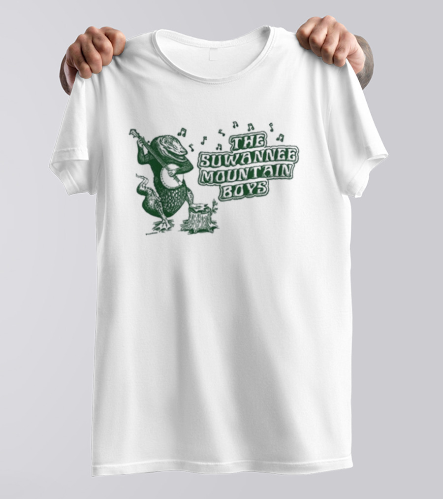 The Suwannee Mountain Boys Gator Banjo Fun T-Shirt