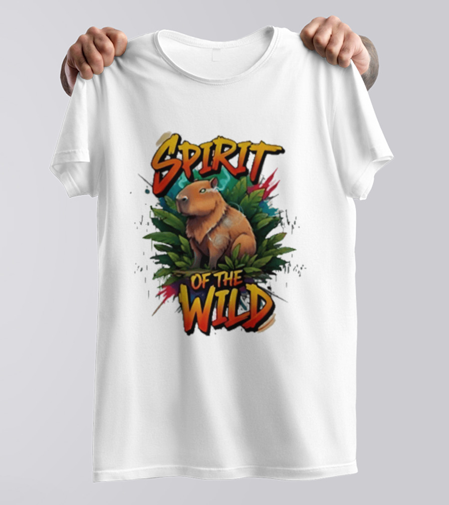 Spirit Of The Wild Capybara Nature Adventure T-Shirt