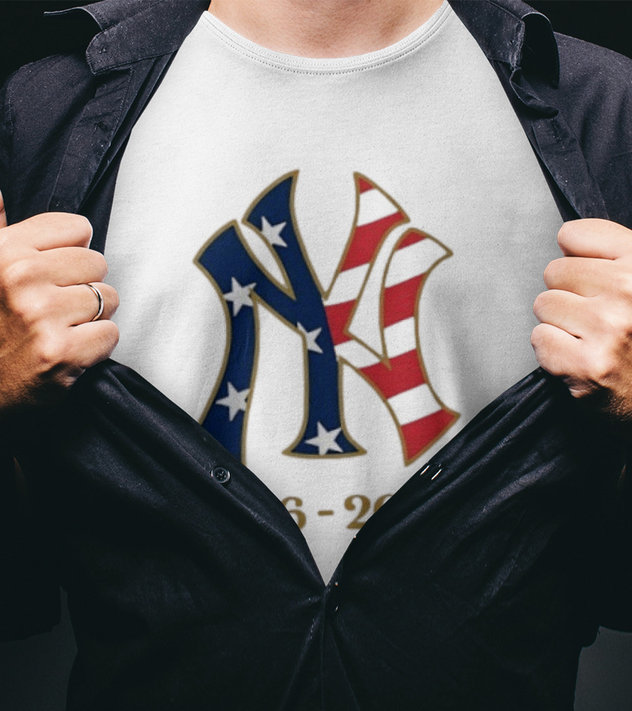 New York Yankees 1776 2026 250th Fourth Of July MLB Stars And Stripes T-Shirt