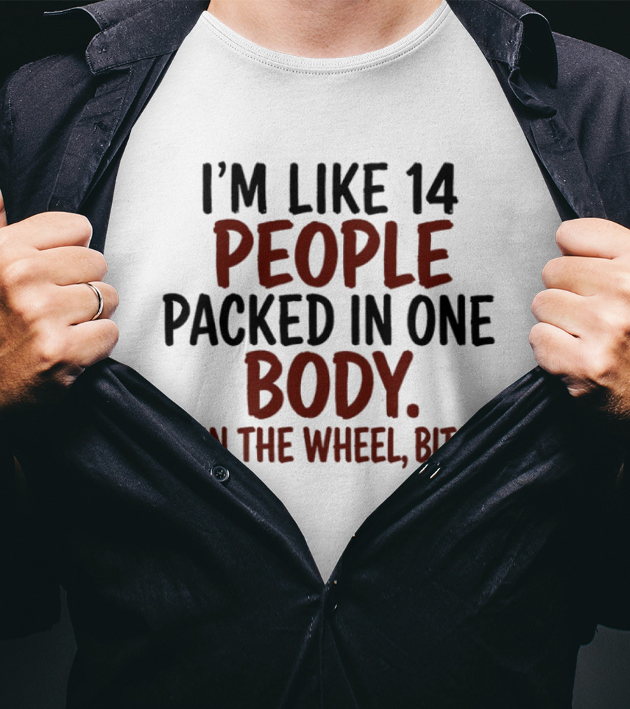I'm Like 14 People Packed In One Body Spin The Wheel Bitch T-Shirt