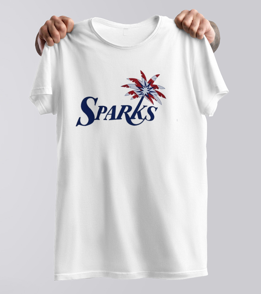 Los Angeles Sparks Stars Stripes Palm Tree Flag T-Shirt