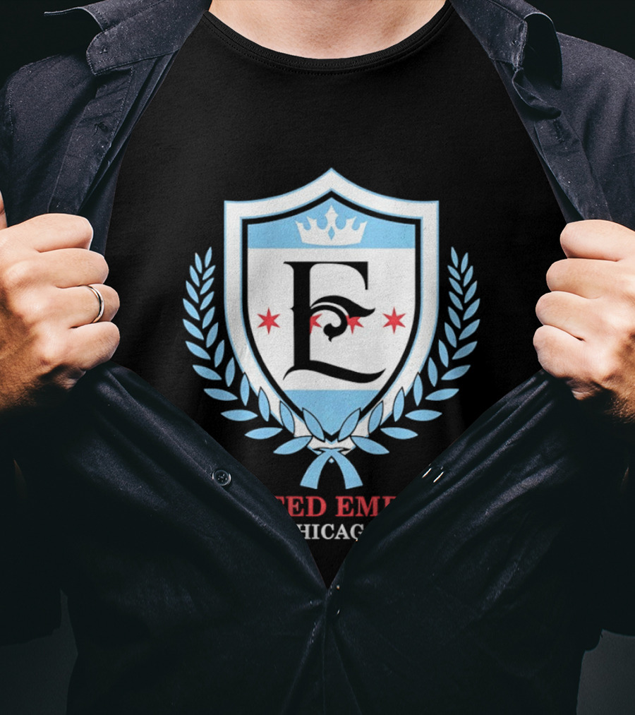 United Empire Chicago E Shield Stars Crown Laurel T-Shirt