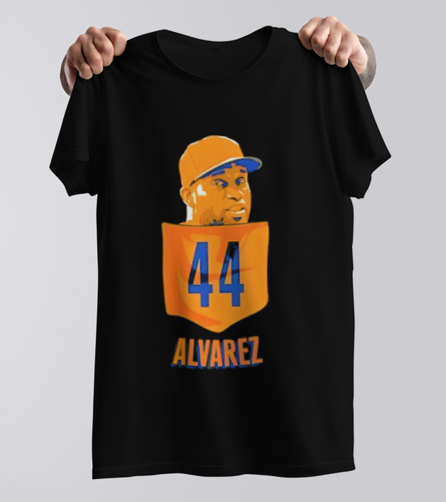 Yordan Alvarez 44 Houston Astros Baseball MLB Pocket Player T-Shirt