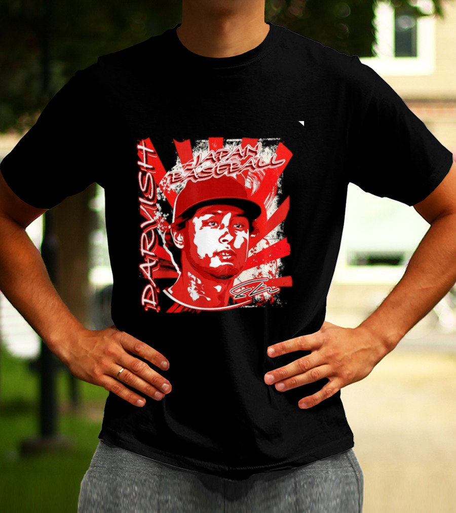 Darvish Japan Baseball MLB International Player Iconic Red T-Shirt