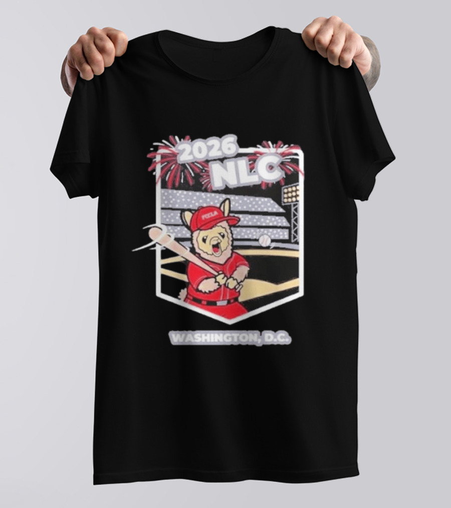 2026 NLC Baseball Llama Stadium Washington DC T-Shirt