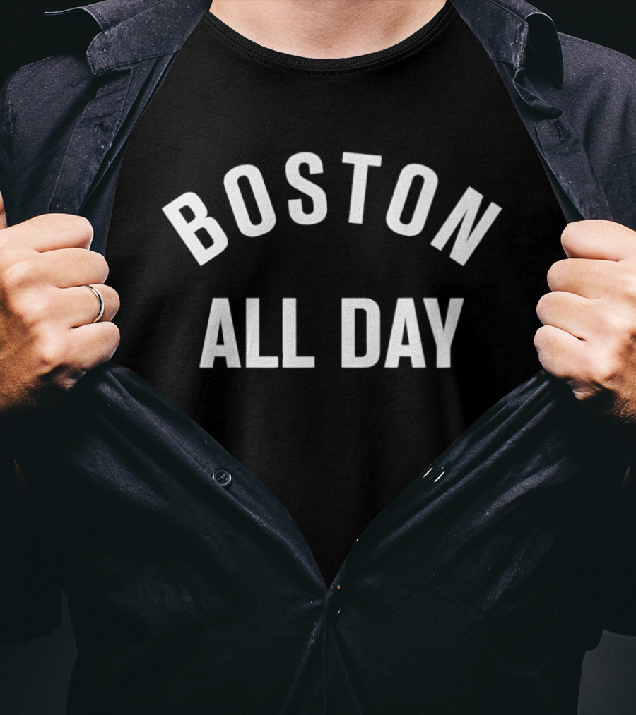 Boston Red Sox Baseball All Day Boston All Day T-Shirt