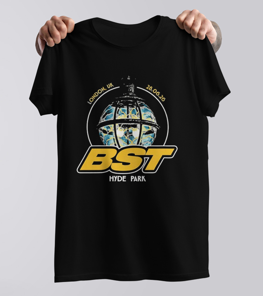 BST Hyde Park Festival London UK 28 June 2026 Globe Design Ateez Event T-Shirt