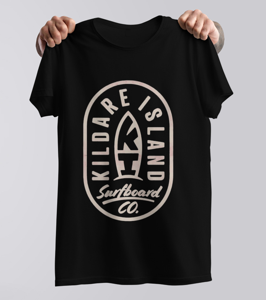 Kildare Island Surfboard Co Classic Vintage Surf T-Shirt