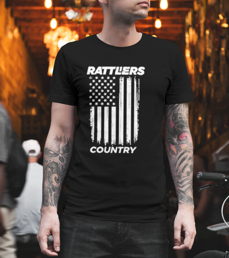 Rattlers Country American Flag T-Shirt