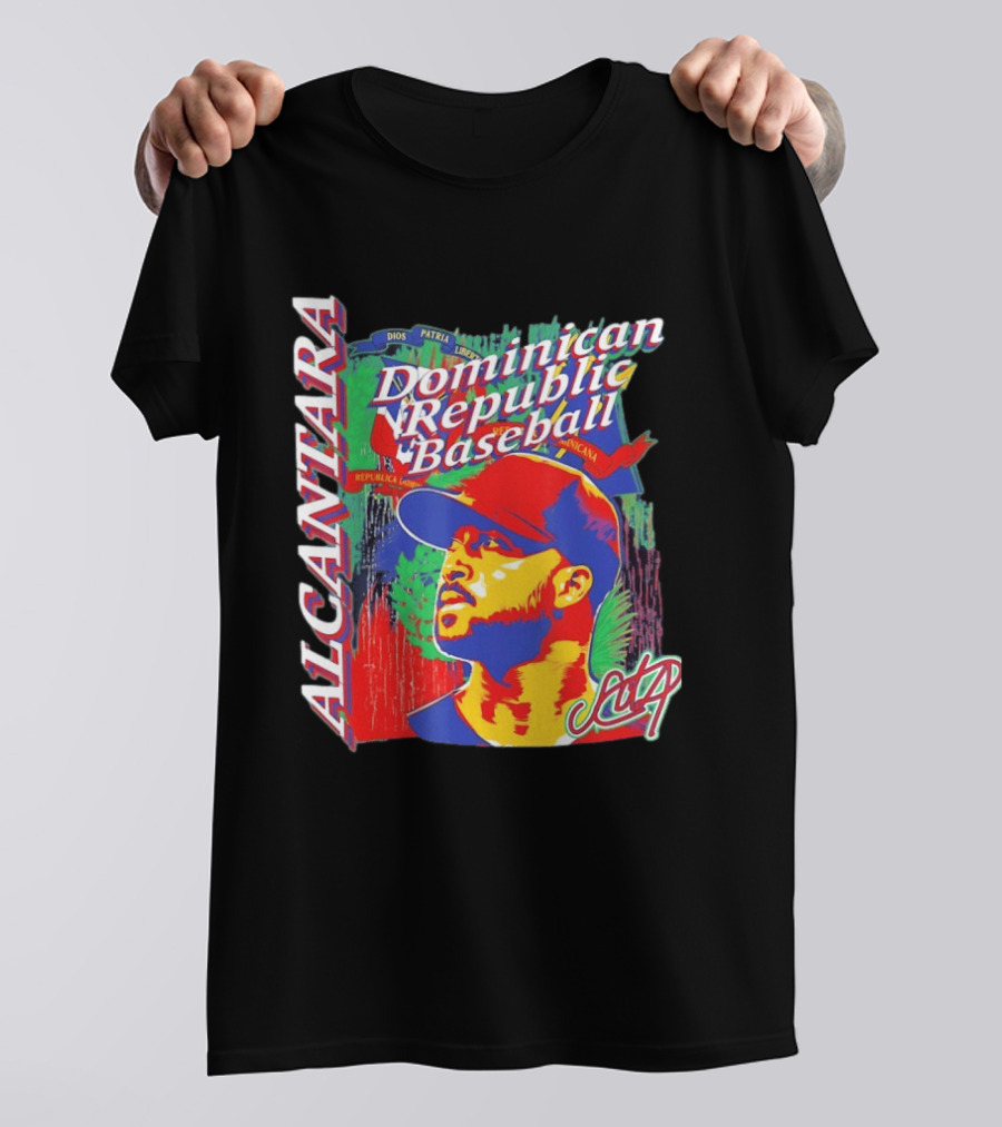 Alcantara Dominican Republic Baseball MLB Sandy T-Shirt