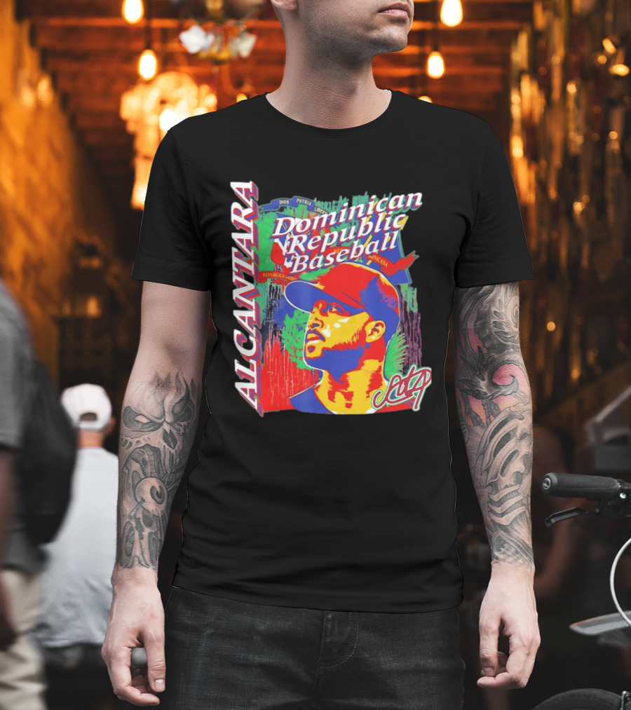 Alcantara Dominican Republic Baseball MLB Sandy T-Shirt