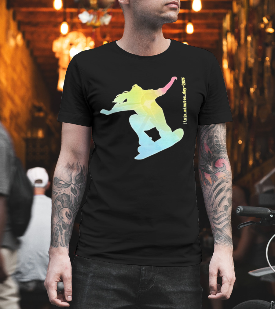 Six Minutes Day 2026 Snowboarding Snowboarder T-Shirt