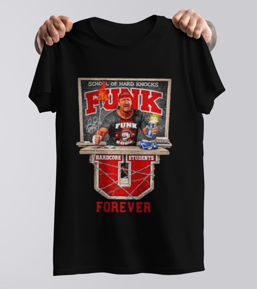 School Of Hard Knocks Funk Hardcore Students Forever T-Shirt
