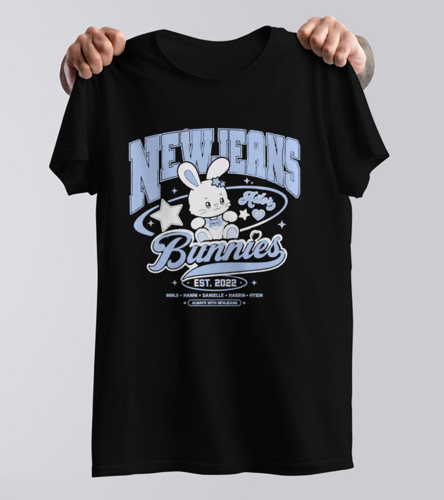 NewJeans Bunnies Est 2022 Haerin Minji Hanni Danielle Hyein Always With NewJeans T-Shirt