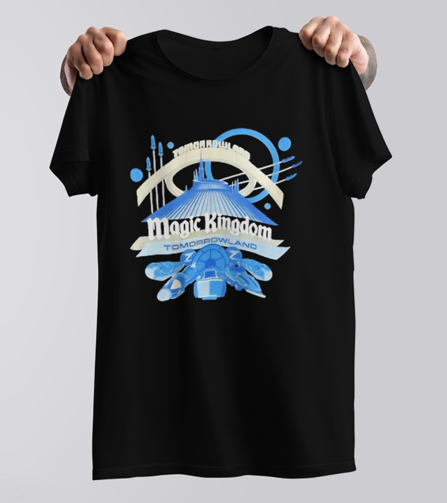 Tomorrowland Magic Kingdom Walt Disney World Spaceship And Futuristic T-Shirt