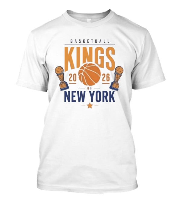 Basketball Kings 2026 Dual Trophy New York T-Shirt