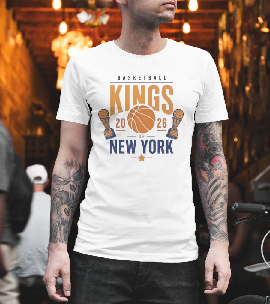 Basketball Kings 2026 Dual Trophy New York T-Shirt