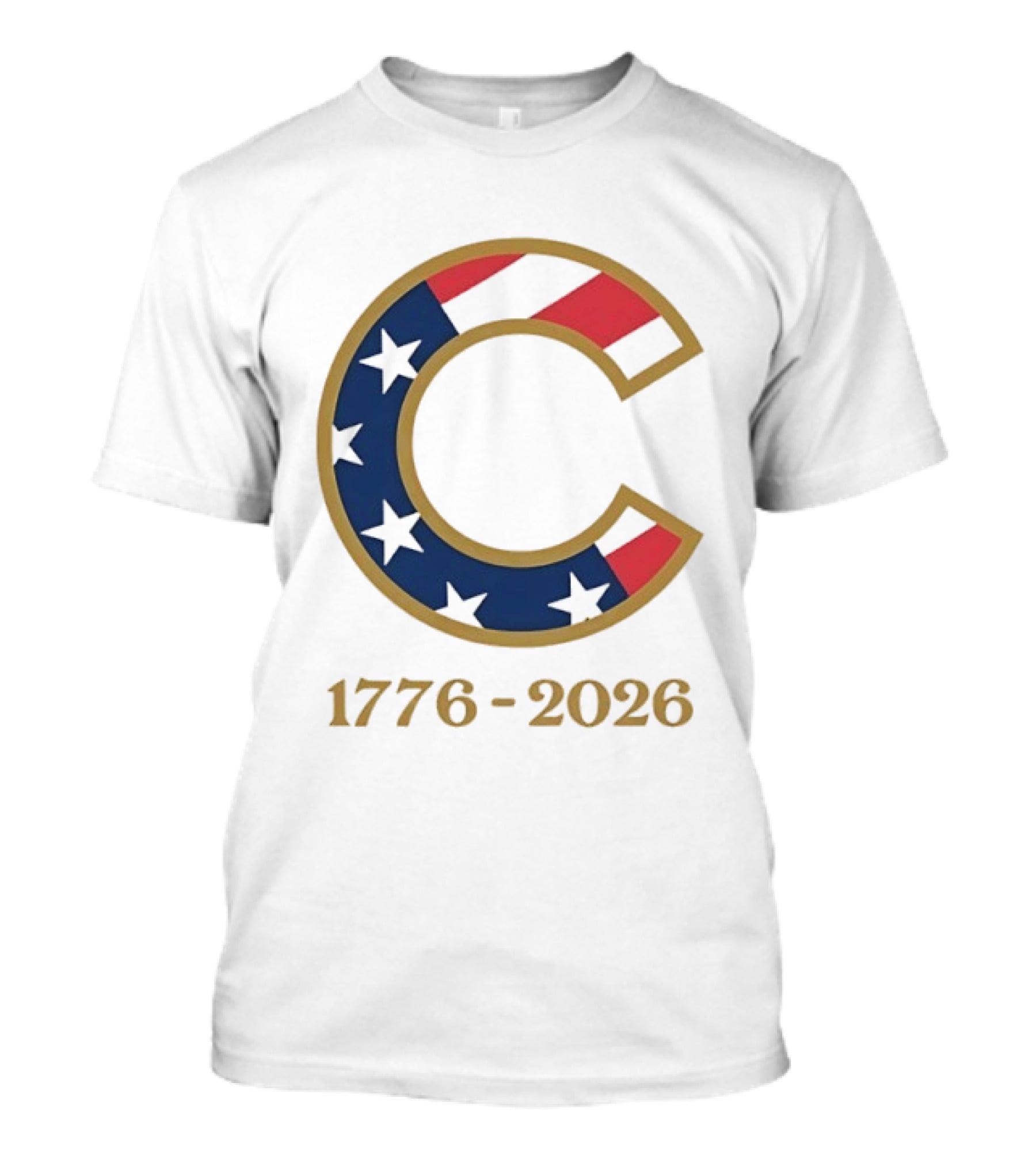 Chicago Cubs 1776 2026 Stars Stripes Fourth Of July MLB Anniversary T-Shirt