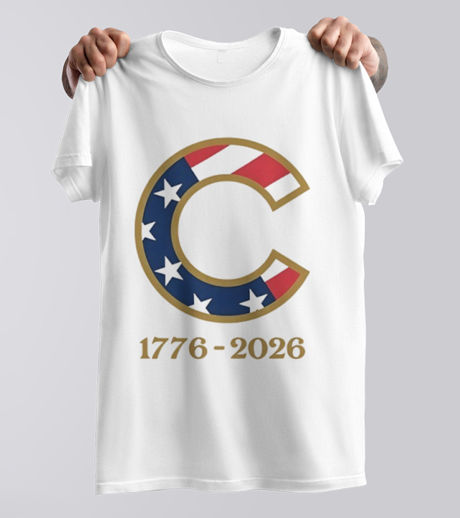 Chicago Cubs 1776 2026 Stars Stripes Fourth Of July MLB Anniversary T-Shirt