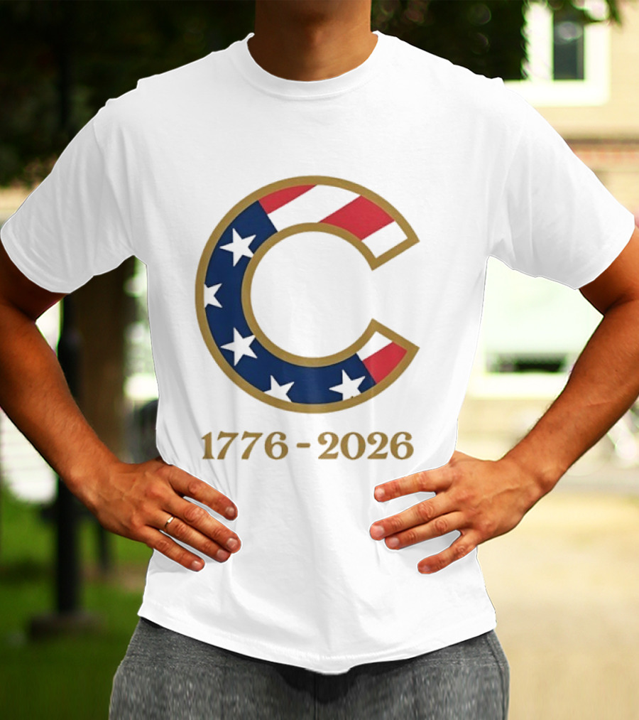 Chicago Cubs 1776 2026 Stars Stripes Fourth Of July MLB Anniversary T-Shirt