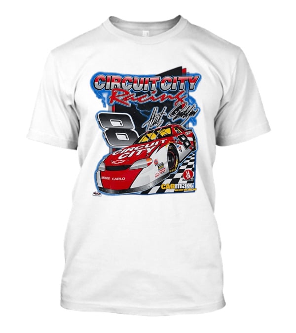 Circuit City Racing Monte Carlo 8 Chevrolet Carmax Kendall NASCAR T-Shirt