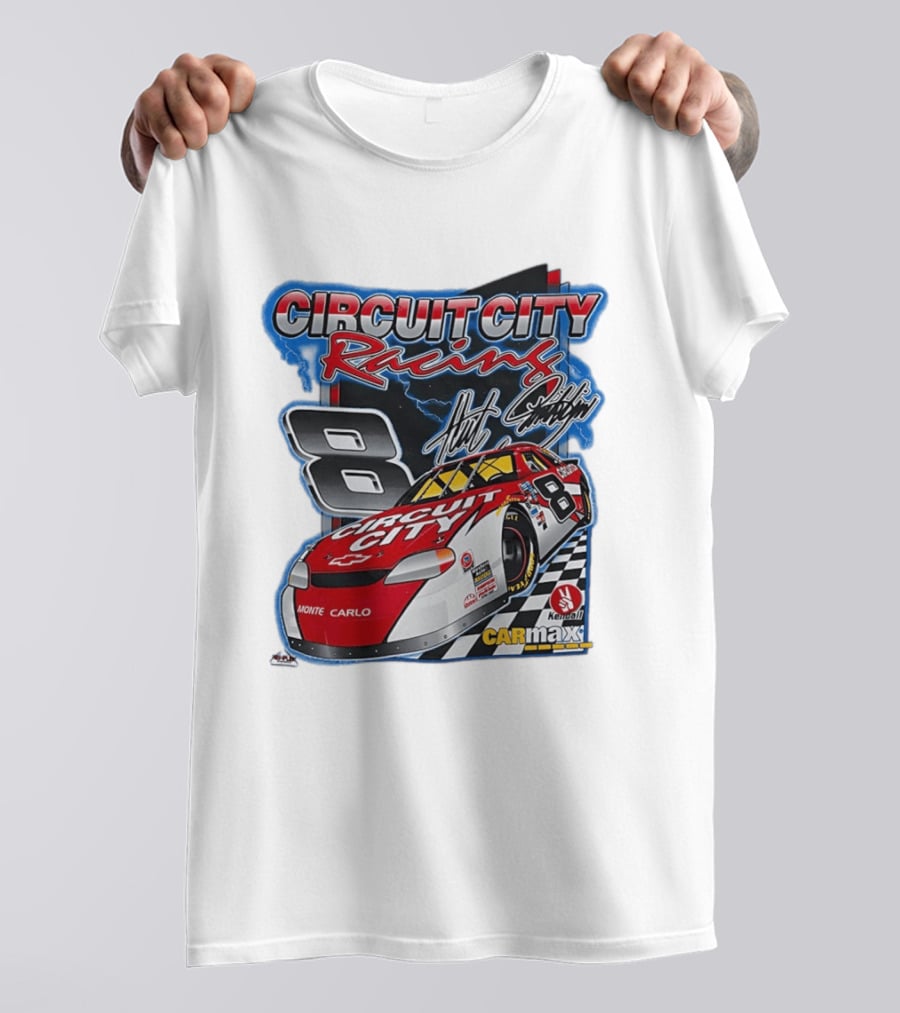 Circuit City Racing Monte Carlo 8 Chevrolet Carmax Kendall NASCAR T-Shirt