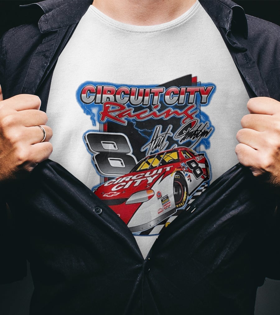 Circuit City Racing Monte Carlo 8 Chevrolet Carmax Kendall NASCAR T-Shirt