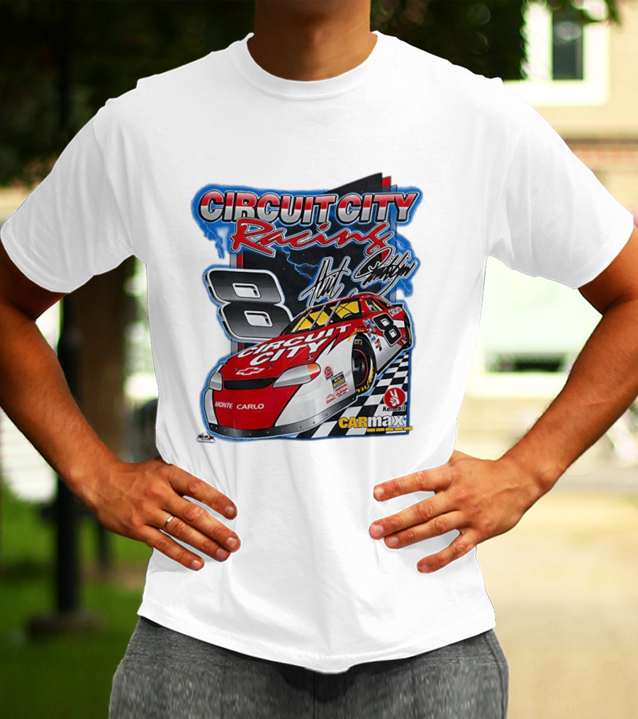 Circuit City Racing Monte Carlo 8 Chevrolet Carmax Kendall NASCAR T-Shirt
