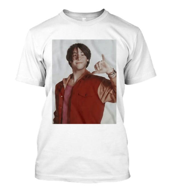 Keanu Reeves Hang Loose 90s Vintage Style Nostalgia Iconic Gesture T-Shirt
