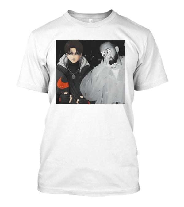 Levi Ackerman Nike Puffer Jacket Drake Crossover Fashion T-Shirt