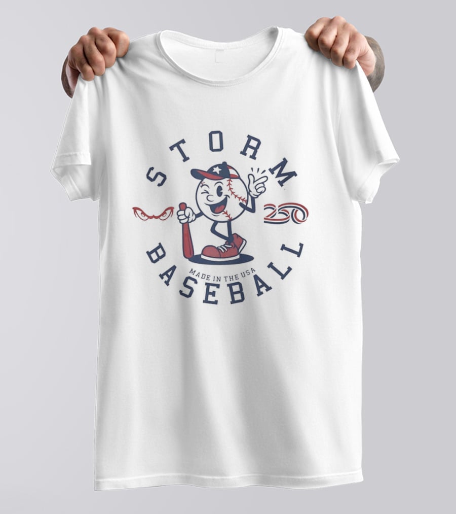 Lake Elsinore Storm Baseball 25th Anniversary 25 Minor League Celebration T-Shirt