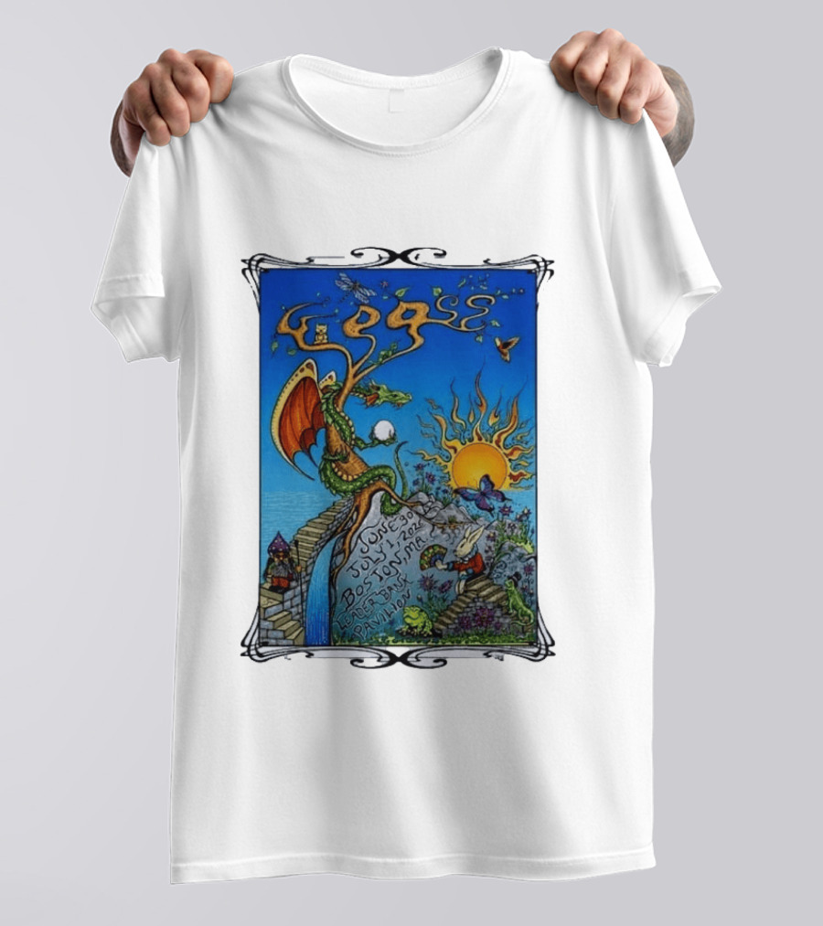 Goose July 2026 Boston Dragon Fantasy Art Leader Bank Pavilion T-Shirt