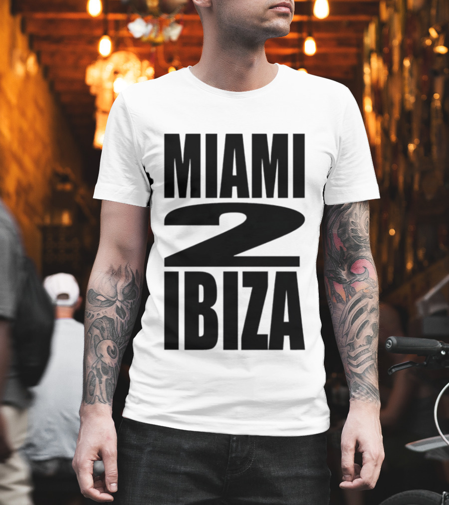Miami 2 Ibiza Nightclub Party Vibes Electronic Dance Music T-Shirt
