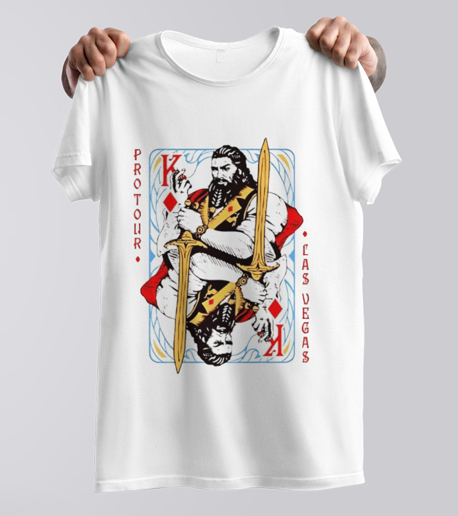 Pro Tour Las Vegas 2026 King Of Diamonds Playing Card T-Shirt